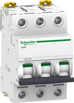 Schneider Electric iC60N 3P63AD Miniature Circuit Breaker Acti9 A9F75363 | Elektrika.lv