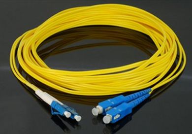 CELLCO Optical fiber cable 5m duplex SC-SC MM 50/125, Yellow N-SCSC50DO5 | Elektrika.lv