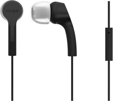 Koss Koss Headphones KEB9iK Wired, In-ear, Microphone, 3.5 mm, Black 189121 | Elektrika.lv