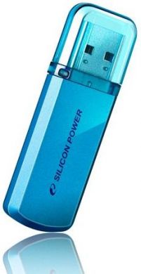 Silicon Power USB flash Helios 101, 8 GB, USB 2.0, Zils SP008GBUF2101V1B | Elektrika.lv