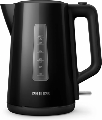 Philips Elektro tējkanna HD9318/20, 2200 W, 1.7 L, Plastmasa, Melns HD9318/20 | Elektrika.lv