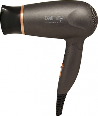 Camry Camry | Hair Dryer | CR 2261 | 1400 W | Number of temperature settings 2 | Metallic Grey/Gold CR 2261