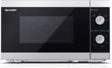 Sharp Microwave Oven  YC-MS01E-S Free standing, 20 L, 800 W, Silver YC-MS01E-S | Elektrika.lv