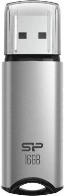 Silicon Power USB флешка Marvel Series M02 16 GB, Type-A USB 3.2 Gen 1, Серая SP016GBUF3M02V1S | Elektrika.lv