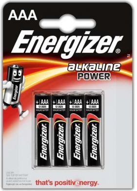 Energizer  Baterijas AAA/LR03, Alkaline Power, 4 gab. 243 | Elektrika.lv