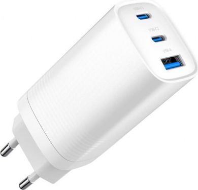Gembird CHARGER USB UNIVERSAL QC3.0/TA-UC-PDQC65-01-W GEMBIRD TA-UC-PDQC65-01-W | Elektrika.lv