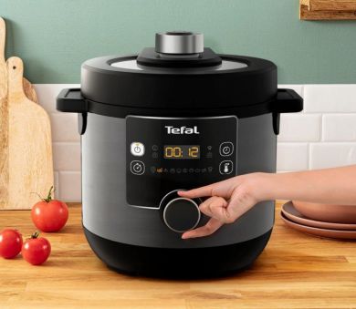 Tefal TEFAL | Turbo Cuisine and Fry Multifunction Pot | CY7788 | 1200 W | 7.6 L | Number of programs 15 | Black CY7788