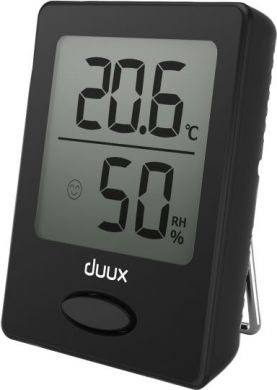 Duux Sense Hygrometer + Thermometer, Black, LCD display DXHM02 | Elektrika.lv