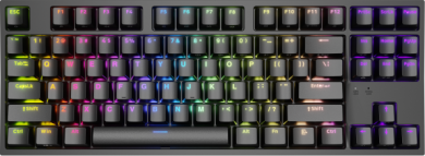 Genesis Genesis | Black | Mechanical Gaming Keyboard | THOR 404 TKL RGB | Mechanical Gaming Keyboard | Wired | US | USB Type-A | 1005 g | Kailh Box Brown V2 NKG-2071