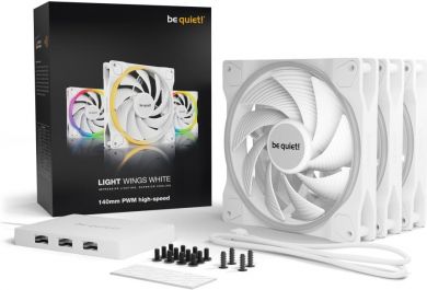  CASE FAN 140MM LIGHT WINGS PWM/WHITE HIGH-SP. BL103 BE QUIET BL103 | Elektrika.lv
