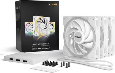 CASE FAN 120MM LIGHT WINGS PWM/WHITE HIGH-SP. BL101 BE QUIET BL101 | Elektrika.lv