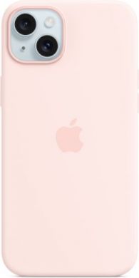 Apple Apple | Silicone Case with MagSafe | Case with MagSafe | Apple | iPhone 15 Plus | Silicone | Light Pink MT143ZM/A