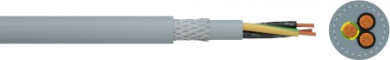 Faber Cable YSLYCY-JZ 4x0.75 shieldedn, gray (500m) 0304220400500 | Elektrika.lv