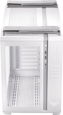 Asus Case ASUS TUF Gaming GT502 MidiTower Case product features Transparent panel Not included ATX MicroATX MiniITX Colour White GAMGT502PLUS/TGARGBWH GAMGT502PLUS/TGARGBW | Elektrika.lv