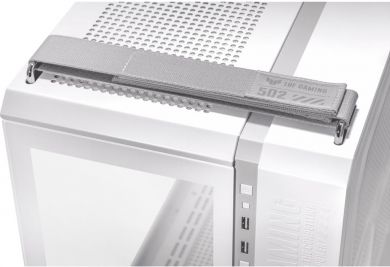 Asus Case ASUS TUF Gaming GT502 MidiTower Case product features Transparent panel Not included ATX MicroATX MiniITX Colour White GAMGT502PLUS/TGARGBWH GAMGT502PLUS/TGARGBW | Elektrika.lv
