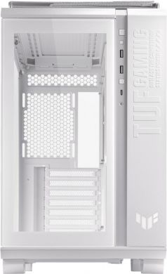 Asus Case ASUS TUF Gaming GT502 MidiTower Case product features Transparent panel Not included ATX MicroATX MiniITX Colour White GAMGT502PLUS/TGARGBWH GAMGT502PLUS/TGARGBW | Elektrika.lv
