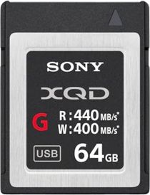 Sony Atmiņas karte, 64GB, G Series XQD, Melna QDG64F.SYM | Elektrika.lv