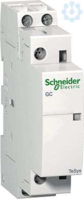 Schneider Electric TeSys GC, modular contactor, 25A, 2 NO, coil 220...240 V AC. range: TeSys - product or component type: modular contactor - contactor application: heating, lighting, motor control - utilisation category: AC-7A, AC-7B - poles description: 2P - [Ie] rat GC2520M5 | Elektrika.lv