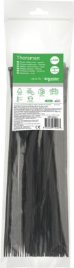 Schneider Electric Cable tie 300x3.6mm, UV-resistant, black, 100 pcs. IMT46267 | Elektrika.lv