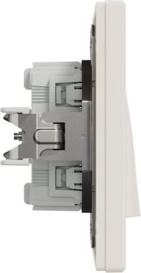 Schneider Electric 2 gang two way switch, cream, with frame Asfora EPH0600123 | Elektrika.lv