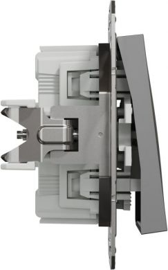 Schneider Electric 1 gang Intermediate switch, 1P,  without frame, Anthracite, Asfora EPH0500171 | Elektrika.lv