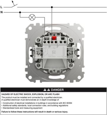 Schneider Electric Switch 10AX aluminum Sedna Design SDD113101 | Elektrika.lv