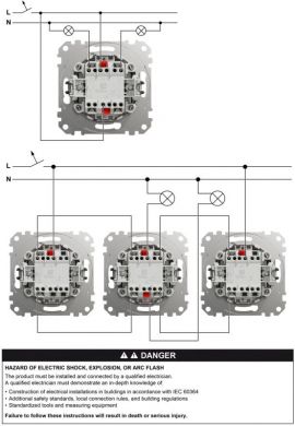 Schneider Electric Double 2-way switch 10AX anthracite Sedna Design SDD114108 | Elektrika.lv