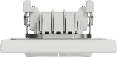 Schneider Electric 2 gang two way switch, white, with frame, screwless terminals Asfora EPH0600121 | Elektrika.lv