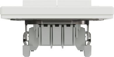 Schneider Electric 2 gang two way switch, white, with frame, screwless terminals Asfora EPH0600121 | Elektrika.lv