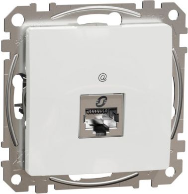 Schneider Electric 1xRJ45 data outlet CAT5E STP white Sedna Design SDD111451S | Elektrika.lv