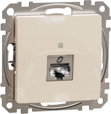Schneider Electric 1xRJ45 data outlet CAT5E STP beige Sedna Design SDD112451S | Elektrika.lv
