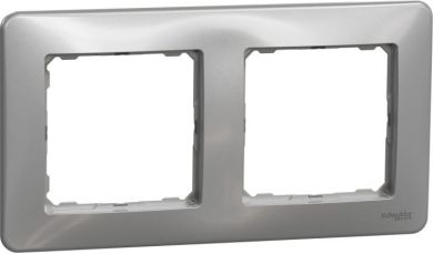 Schneider Electric Double frame, aluminium Sedna Design SDD313802 | Elektrika.lv