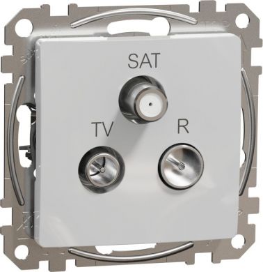 Schneider Electric TV / R / SAT ligzda gala 4dB , alumīnijs Sedna Design SDD113481 | Elektrika.lv