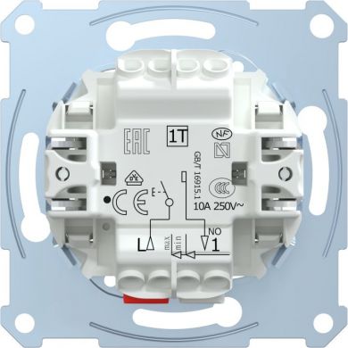 Schneider Electric Механизм 1-кл. кнопочного выключателя Merten MTN3150-0000 | Elektrika.lv