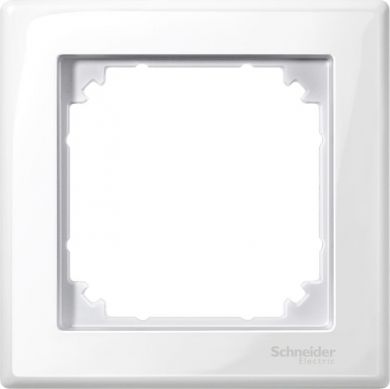 Schneider Electric Rāmis 1-vietīgs, balts Merten SystM M-Smart MTN478119 | Elektrika.lv