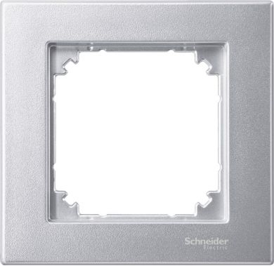 Schneider Electric 1-местная рамка, алюминий M-Plan Merten SystM MTN486160 | Elektrika.lv