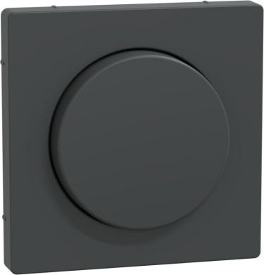 Schneider Electric Central plate with rotary knob, anthracite, System Design MTN5250-6034 | Elektrika.lv