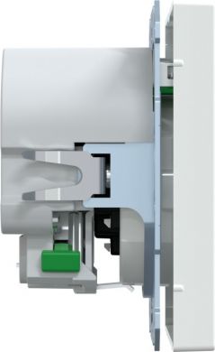 Schneider Electric Розетка с 2xUSB(2.4A), белый лотос, D-Life MTN2366-6035 | Elektrika.lv