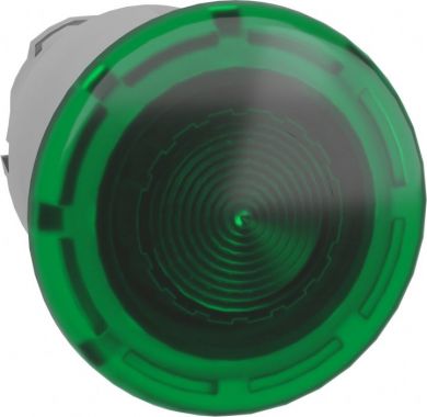 Schneider Electric Green Ø40 illum mushroom pushbutton head Ø22 latching for integral LED. range of product: Harmony XB4 - device short name: ZB4 - product compatibility: integral LED - mounting diameter: 22 mm. ZB4BW633 | Elektrika.lv