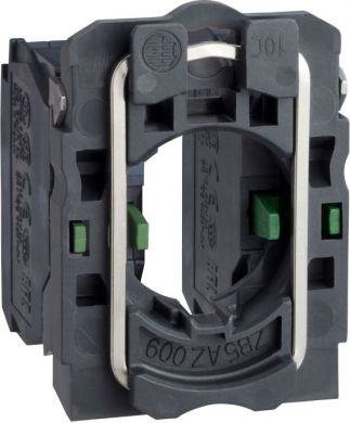 Schneider Electric Single contact block with body/fixing collar 2NO screw clamp terminal. range of product: Harmony XB5 - product or component type: complete body/contact assembly - device short name: ZB5 - fixing collar material: plastic - contacts type and compositio ZB5AZ103 | Elektrika.lv