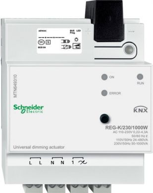 Schneider Electric Uni.dim.act.REG-K/230/100 0W MTN649310 | Elektrika.lv