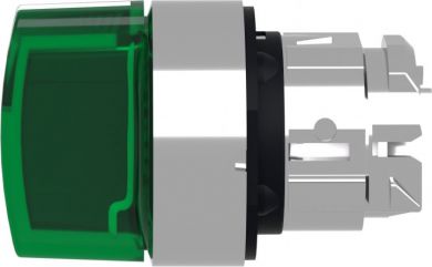 Schneider Electric Green illuminated selector switch head Ø22 3-position stay put. range of product: Harmony XB4 - product compatibility: integral LED - device short name: ZB4 - mounting diameter: 22 mm - operator position information: 3 positions +/- 45°. ZB4BK1333 | Elektrika.lv