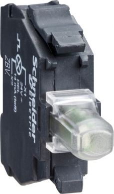 Schneider Electric Orange light block for head Ø22 integral LED 230...240V screw clamp terminals. range of product: Harmony XB4, Harmony XB5 - product or component type: light block - device short name: ZBV - connections - terminals: screw clamp terminals: <= 2 x 1.5 m ZBVM5 | Elektrika.lv