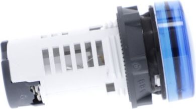 Schneider Electric Monolithic pilot light, Harmony XB7, plastic, blue, 22mm, integral LED, 110...120V AC XB7EV06GP | Elektrika.lv