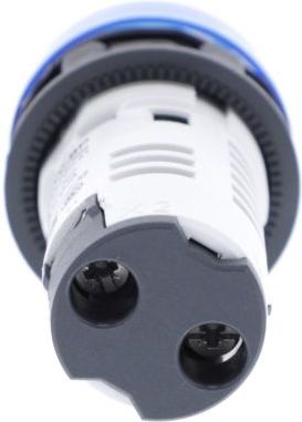 Schneider Electric Monolithic pilot light, Harmony XB7, plastic, blue, 22mm, integral LED, 110...120V AC XB7EV06GP | Elektrika.lv