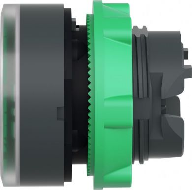 Schneider Electric Green flush illuminated pushbutton head Ø22 spring return for integral LED ZB5AW333 | Elektrika.lv