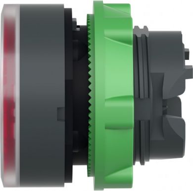 Schneider Electric Red flush illuminated pushbutton head Ø22 spring return for integral LED ZB5AW343 | Elektrika.lv