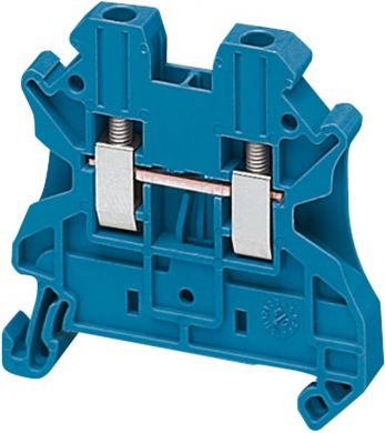 Schneider Electric Linergy passthrough terminal block, 2,5mm2 24A single-level 1x1 screw, blue. range: Linergy - product name: TR - product or component type: terminal block - device short name: TRV - terminal block type: passthrough - mounting mode: clip-on - nominal NSYTRV22BL | Elektrika.lv