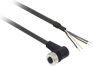 Telemecanique Konektors M12/4p ar vadu10m XZCP1241L10 | Elektrika.lv