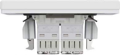 Schneider Electric Single data outlet with frame white 2xRJ45 cat5e UTP Asfora EPH4400121 | Elektrika.lv